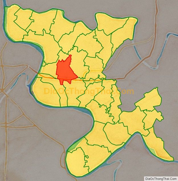 Bản đồ vị trí và địa giới hành chính Xã Tam Quang, huyện Vũ Thư