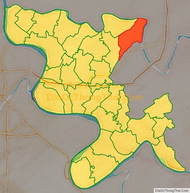 Bản đồ vị trí và địa giới hành chính Xã Tân Phong, huyện Vũ Thư