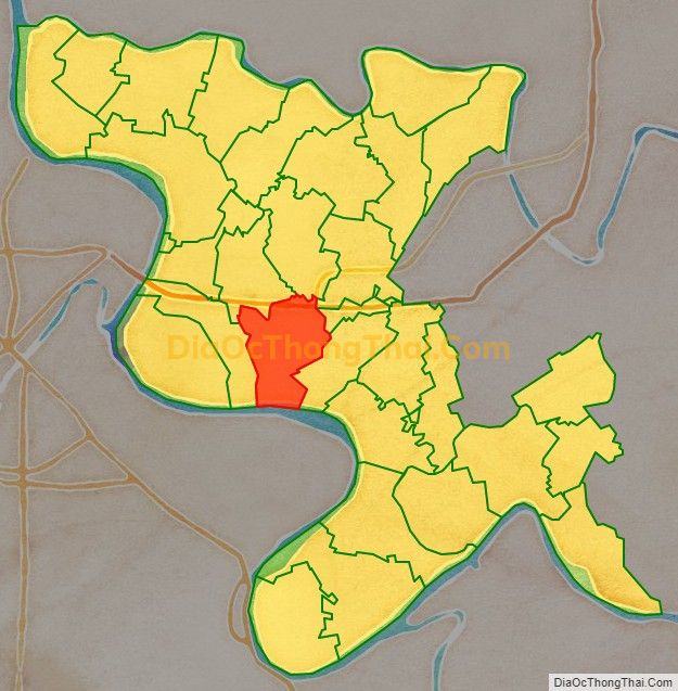 Bản đồ vị trí và địa giới hành chính Xã Tự Tân, huyện Vũ Thư