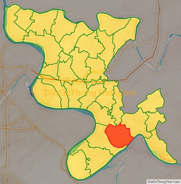 Bản đồ vị trí và địa giới hành chính Xã Vũ Đoài, huyện Vũ Thư