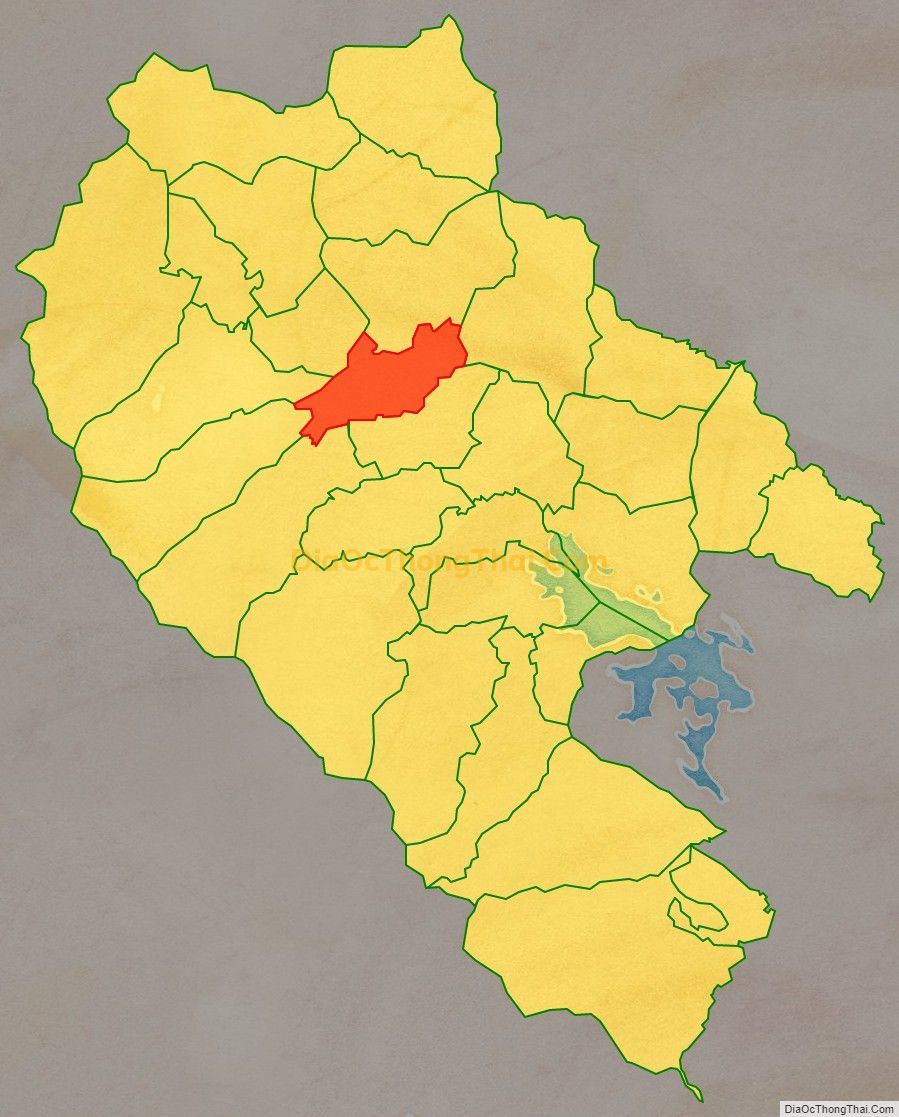 Bản đồ vị trí và địa giới hành chính Xã Bản Ngoại, huyện Đại Từ