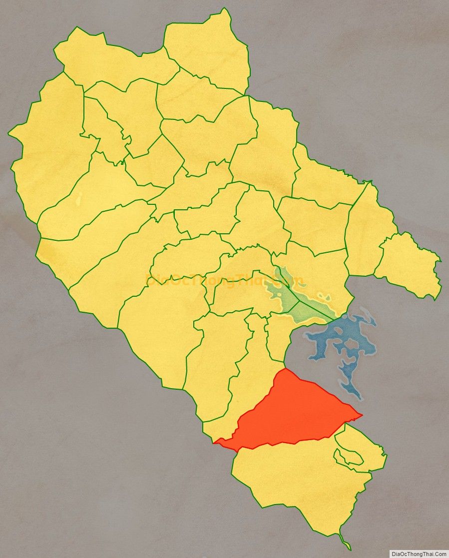 Bản đồ vị trí và địa giới hành chính Xã Cát Nê, huyện Đại Từ