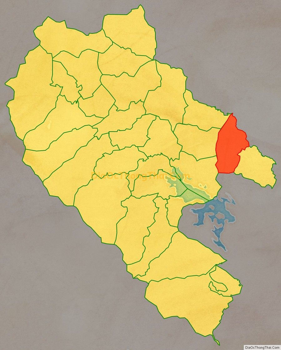 Bản đồ vị trí và địa giới hành chính Xã Cù Vân, huyện Đại Từ