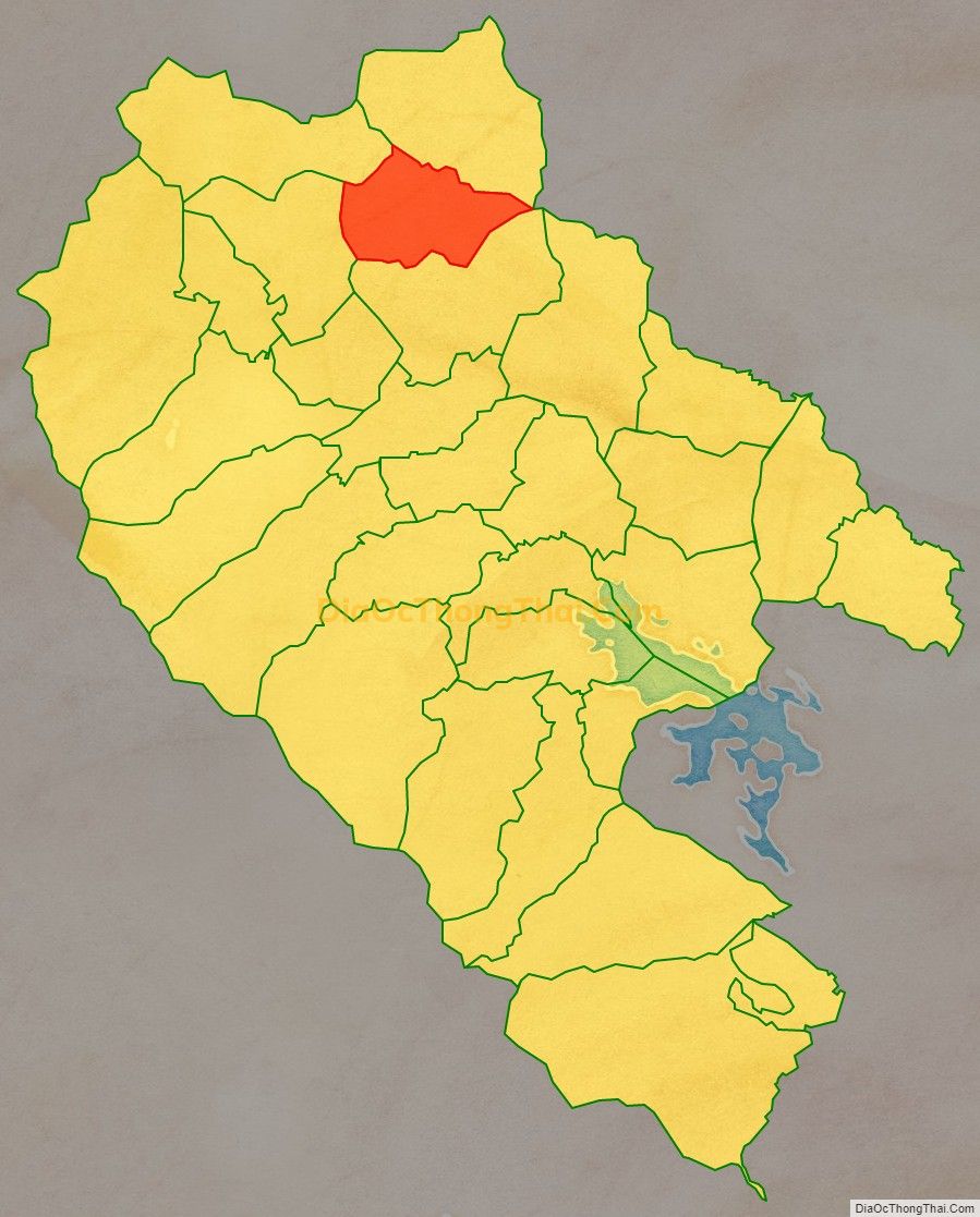 Bản đồ vị trí và địa giới hành chính Xã Đức Lương, huyện Đại Từ