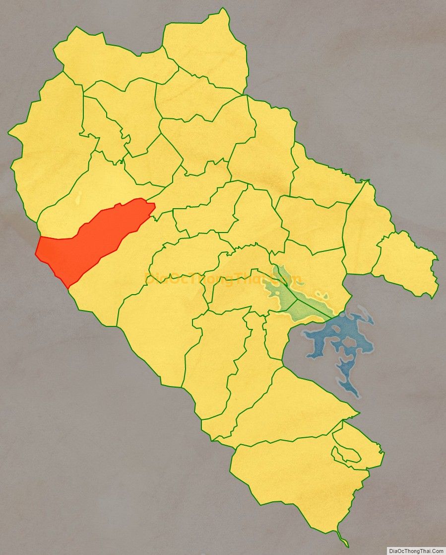 Bản đồ vị trí và địa giới hành chính Xã La Bằng, huyện Đại Từ