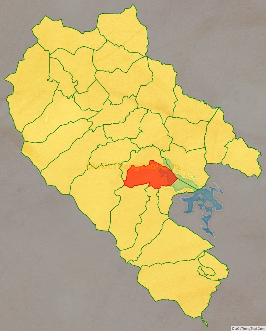 Bản đồ vị trí và địa giới hành chính Xã Lục Ba, huyện Đại Từ