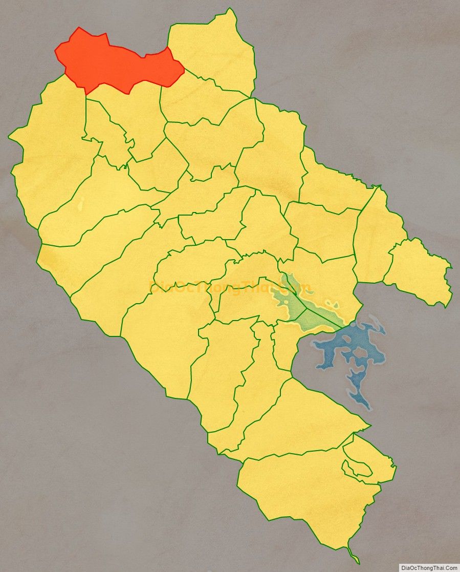 Bản đồ vị trí và địa giới hành chính Xã Minh Tiến, huyện Đại Từ