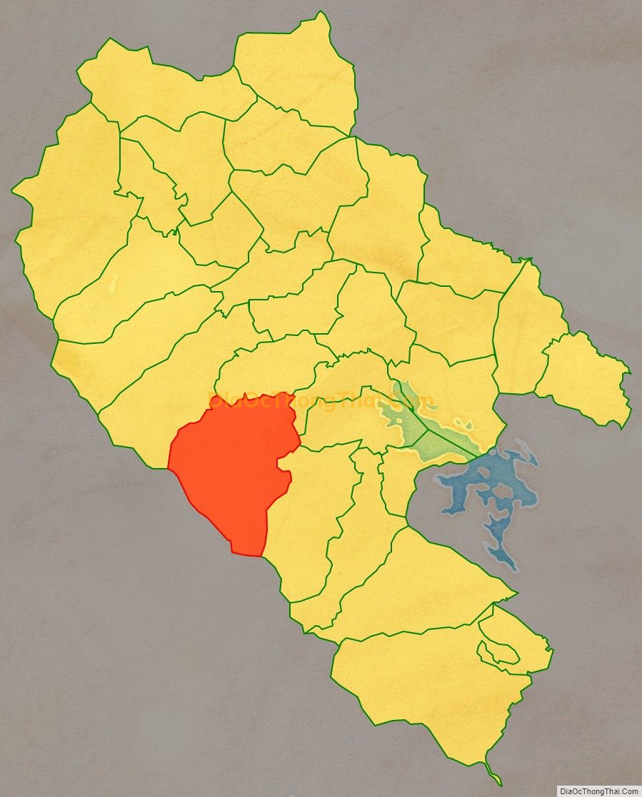 Bản đồ vị trí và địa giới hành chính Xã Mỹ Yên, huyện Đại Từ