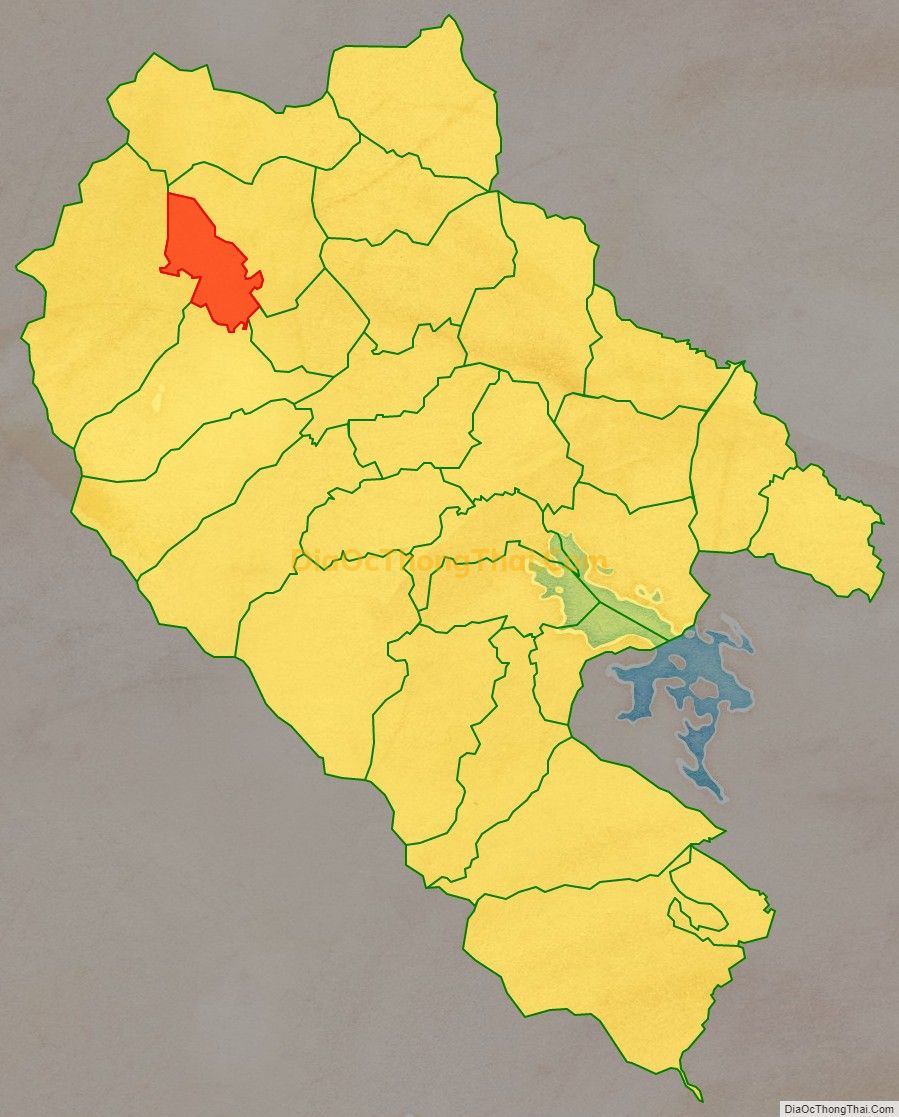 Bản đồ vị trí và địa giới hành chính Xã Na Mao, huyện Đại Từ