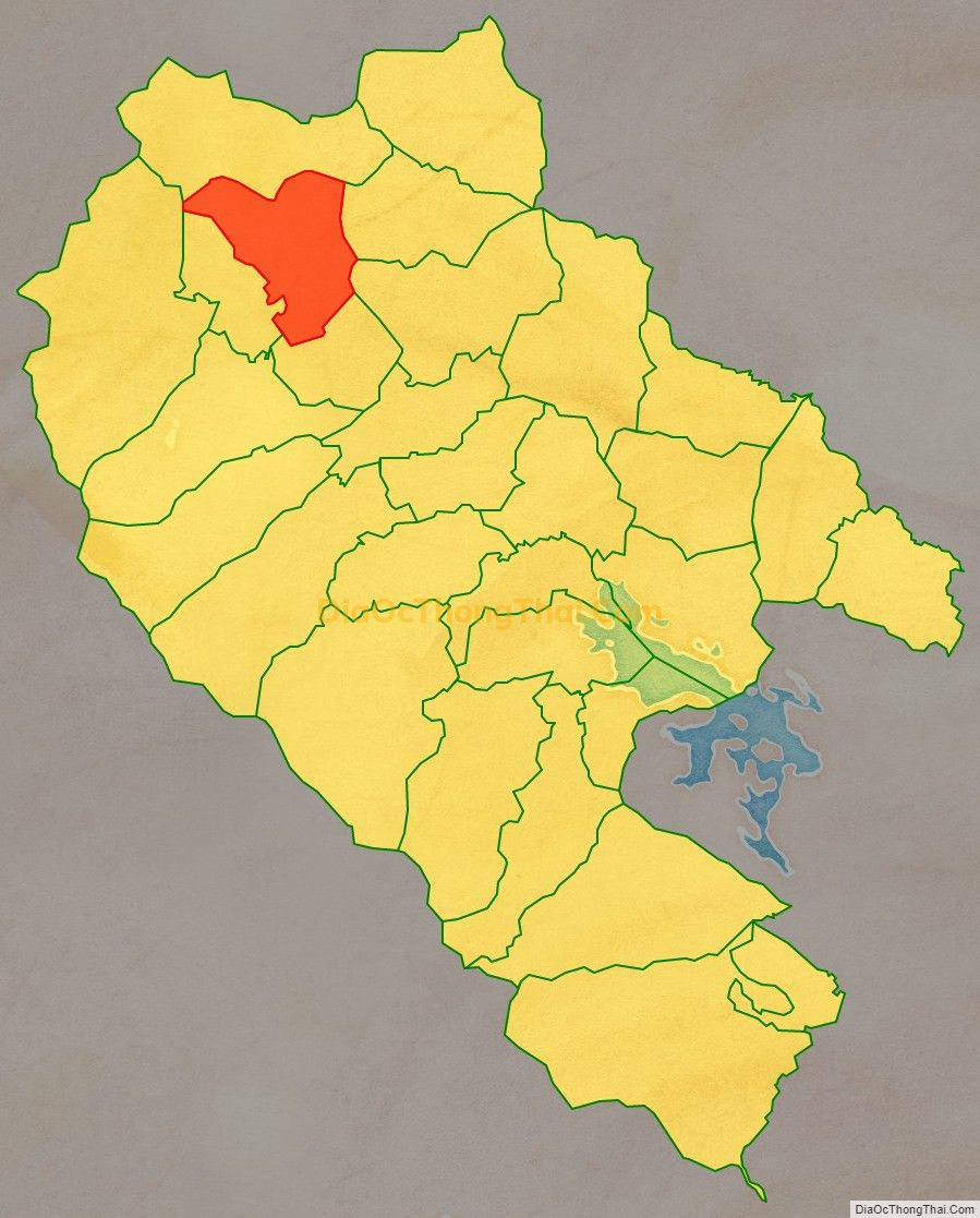 Bản đồ vị trí và địa giới hành chính Xã Phú Cường, huyện Đại Từ