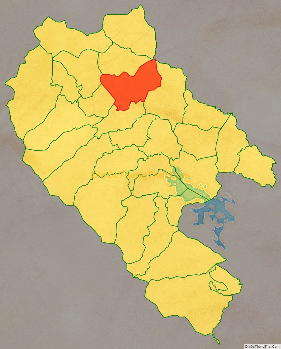 Bản đồ vị trí và địa giới hành chính Xã Phú Lạc, huyện Đại Từ