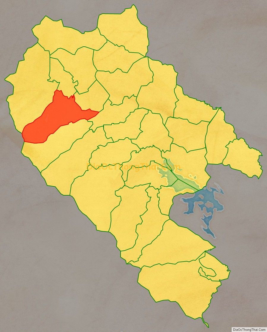 Bản đồ vị trí và địa giới hành chính Xã Phú Xuyên, huyện Đại Từ