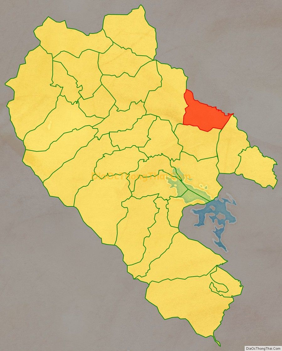 Bản đồ vị trí và địa giới hành chính Xã Phục Linh, huyện Đại Từ