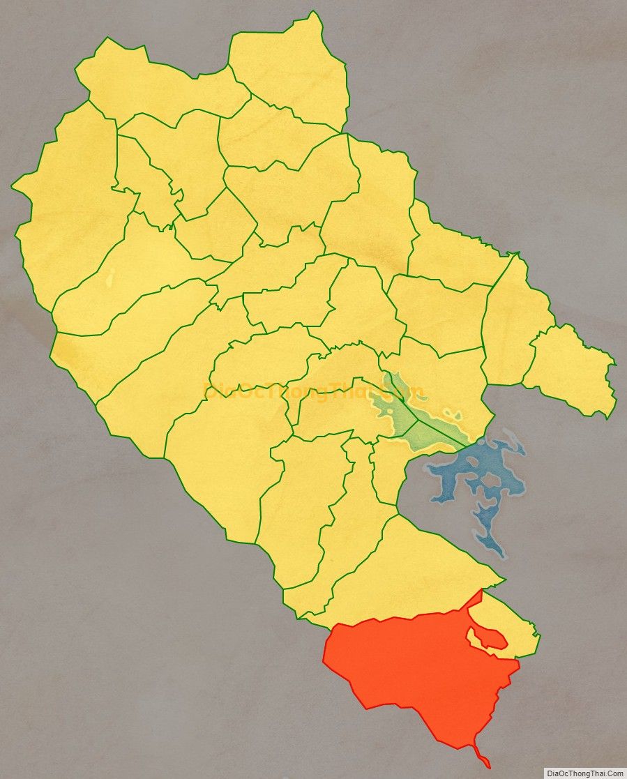 Bản đồ vị trí và địa giới hành chính Xã Quân Chu, huyện Đại Từ