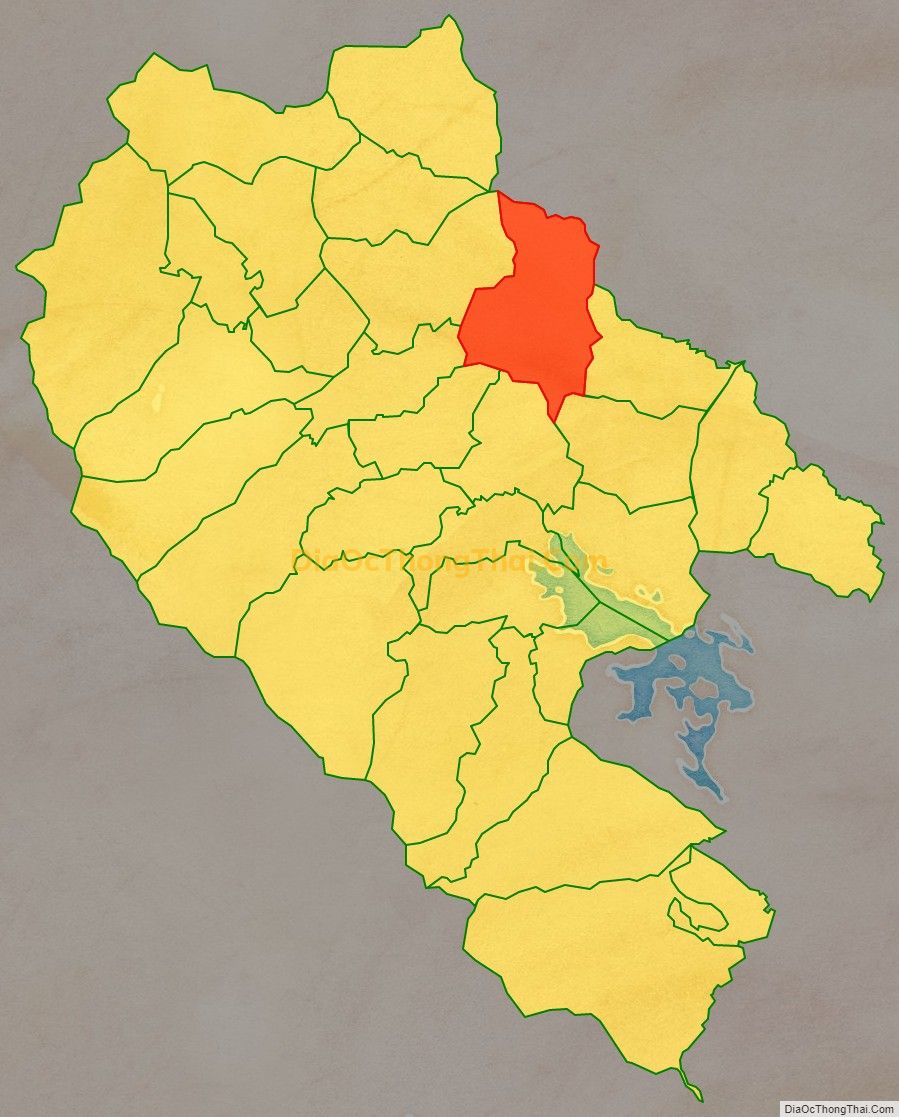 Bản đồ vị trí và địa giới hành chính Xã Tân Linh, huyện Đại Từ