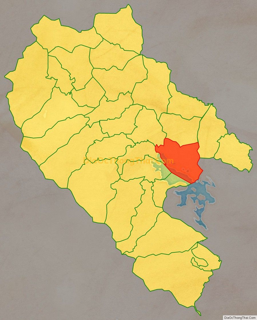 Bản đồ vị trí và địa giới hành chính Xã Tân Thái, huyện Đại Từ