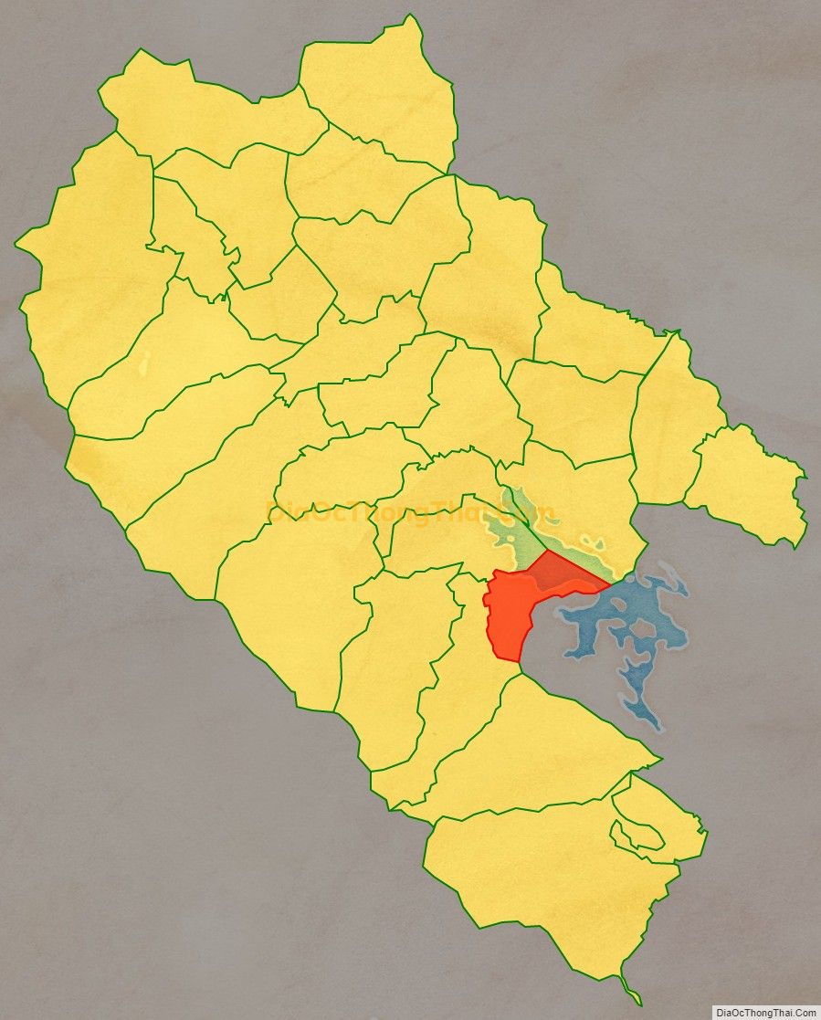 Bản đồ vị trí và địa giới hành chính Xã Vạn Thọ, huyện Đại Từ