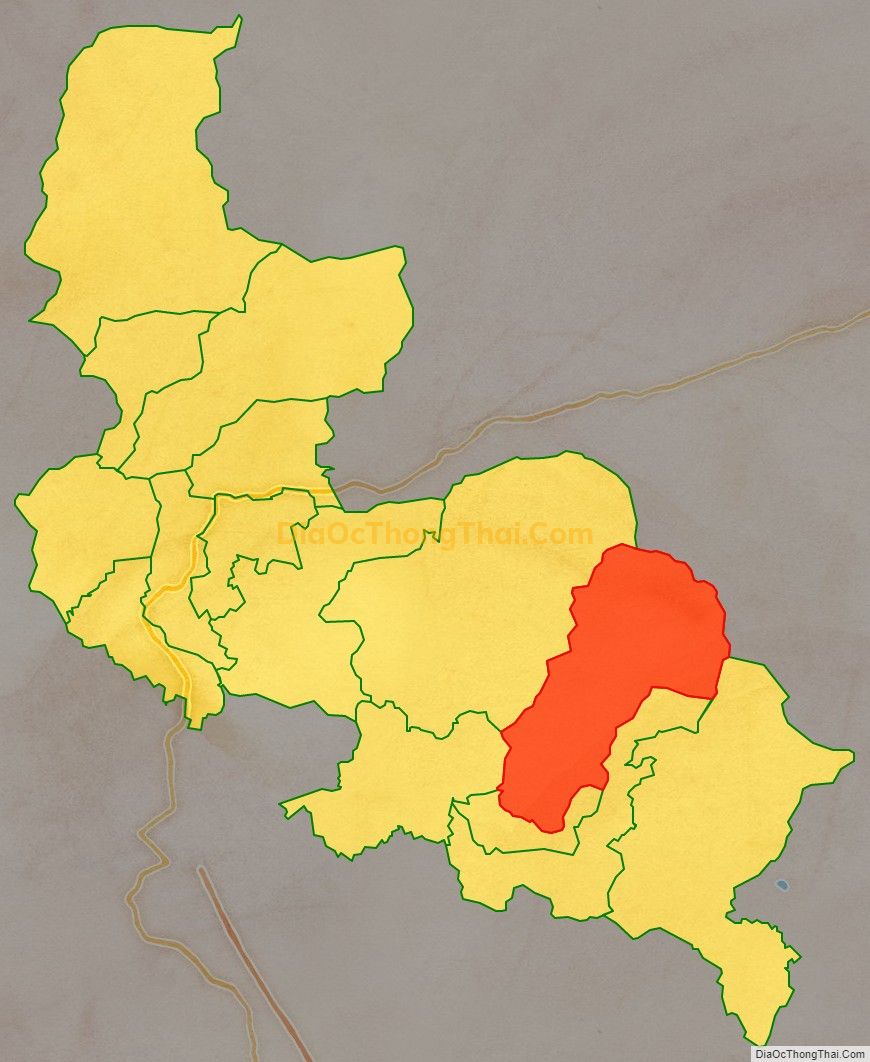 Bản đồ vị trí và địa giới hành chính Xã Cây Thị, huyện Đồng Hỷ