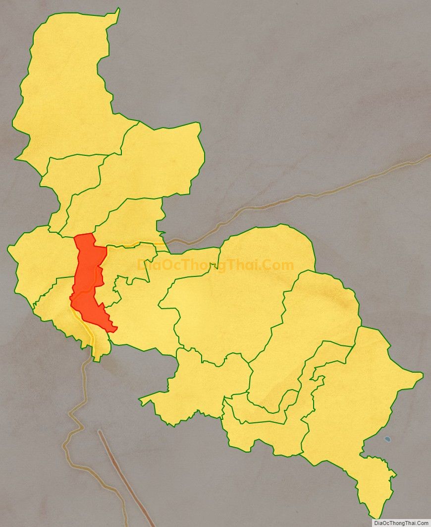 Bản đồ vị trí và địa giới hành chính Xã Hóa Trung, huyện Đồng Hỷ