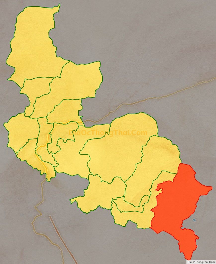 Bản đồ vị trí và địa giới hành chính Xã Hợp Tiến, huyện Đồng Hỷ