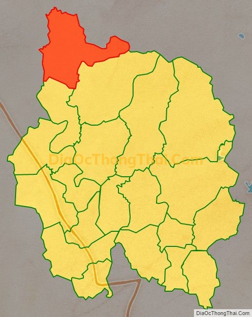 Bản đồ vị trí và địa giới hành chính Xã Bàn Đạt, huyện Phú Bình