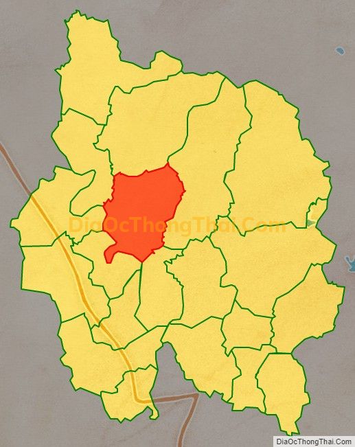 Bản đồ vị trí và địa giới hành chính Xã Bảo Lý, huyện Phú Bình