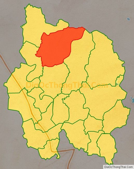 Bản đồ vị trí và địa giới hành chính Xã Tân Khánh, huyện Phú Bình