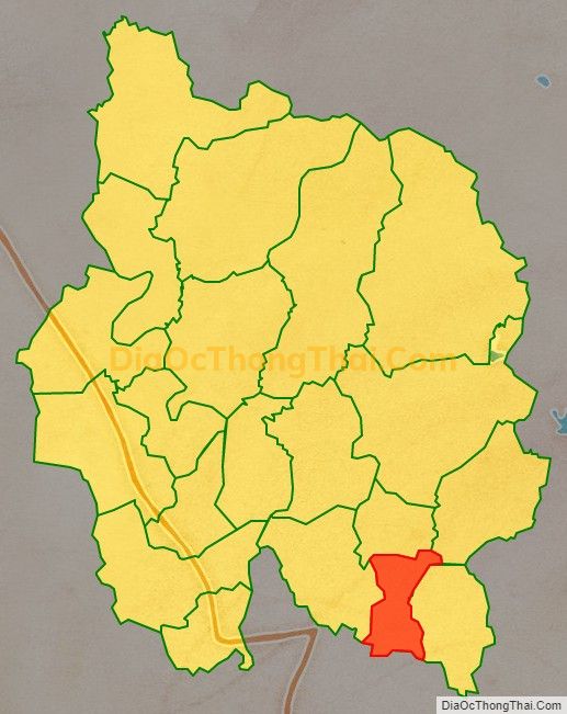 Bản đồ vị trí và địa giới hành chính Xã Thanh Ninh, huyện Phú Bình