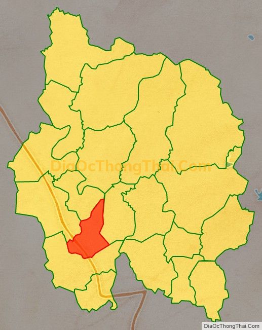 Bản đồ vị trí và địa giới hành chính Xã Úc Kỳ, huyện Phú Bình
