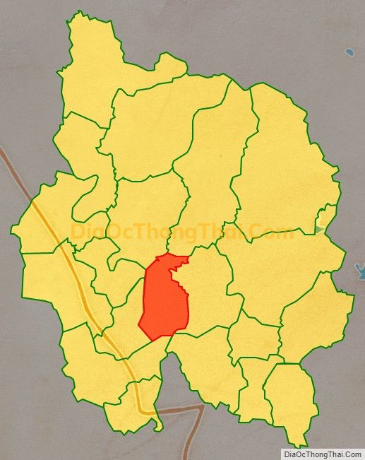 Bản đồ vị trí và địa giới hành chính Xã Xuân Phương, huyện Phú Bình