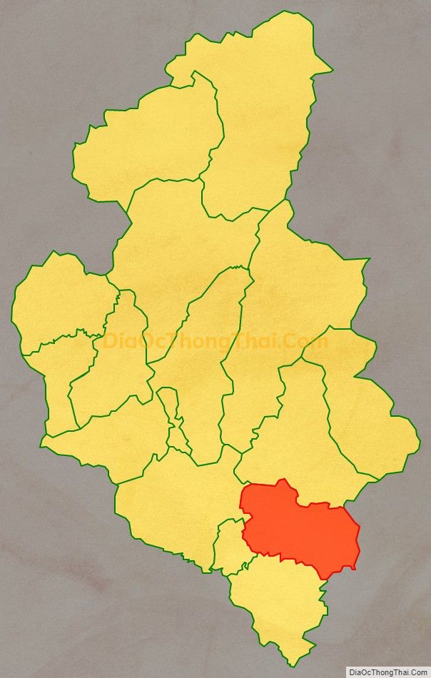 Bản đồ vị trí và địa giới hành chính Xã Vô Tranh, huyện Phú Lương