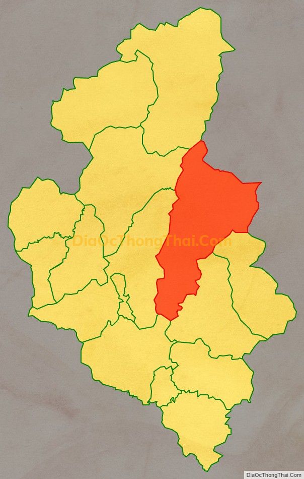 Bản đồ vị trí và địa giới hành chính Xã Yên Lạc, huyện Phú Lương