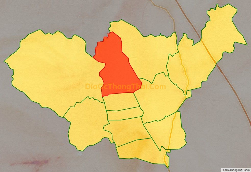 Bản đồ vị trí và địa giới hành chính Xã Bá Xuyên, TP Sông Công