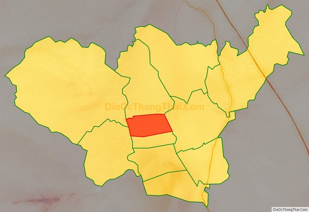 Bản đồ vị trí và địa giới hành chính Phường Châu Sơn, TP Sông Công