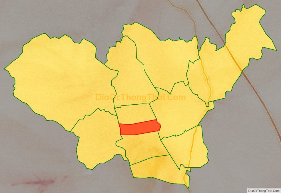 Bản đồ vị trí và địa giới hành chính Phường Mỏ Chè, TP Sông Công
