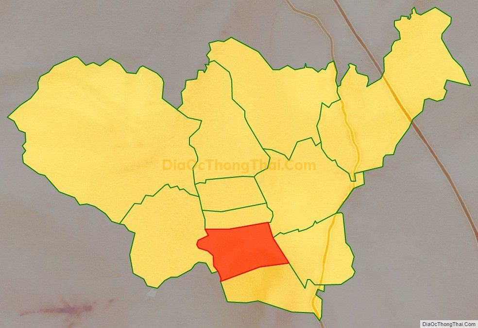Bản đồ vị trí và địa giới hành chính Phường Thắng Lợi, TP Sông Công