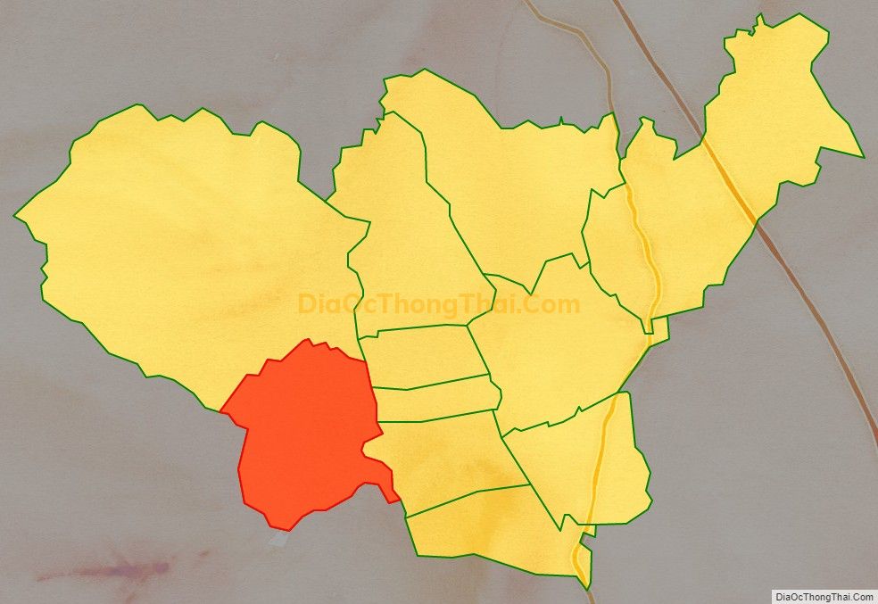Bản đồ vị trí và địa giới hành chính Xã Vinh Sơn (cũ), TP Sông Công