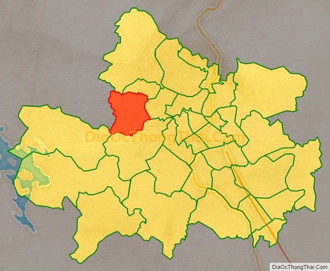 Bản đồ vị trí và địa giới hành chính Xã Phúc Hà, TP Thái Nguyên