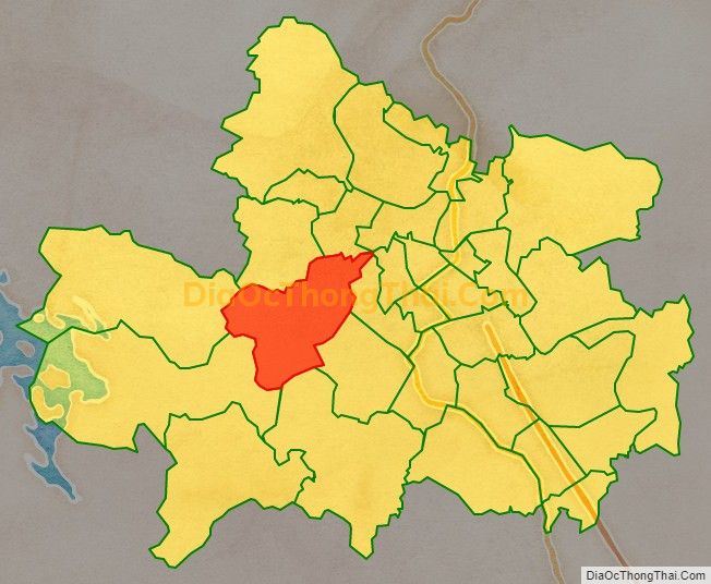 Bản đồ vị trí và địa giới hành chính Xã Quyết Thắng, TP Thái Nguyên