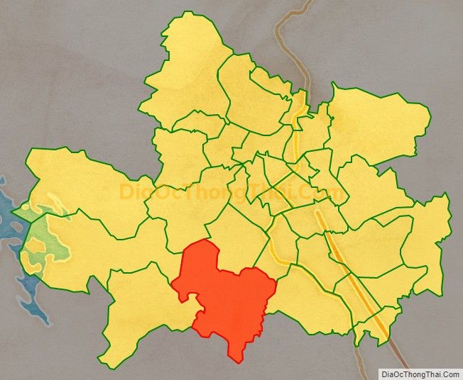Bản đồ vị trí và địa giới hành chính Xã Thịnh Đức, TP Thái Nguyên