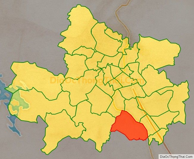 Bản đồ vị trí và địa giới hành chính Phường Tích Lương, TP Thái Nguyên