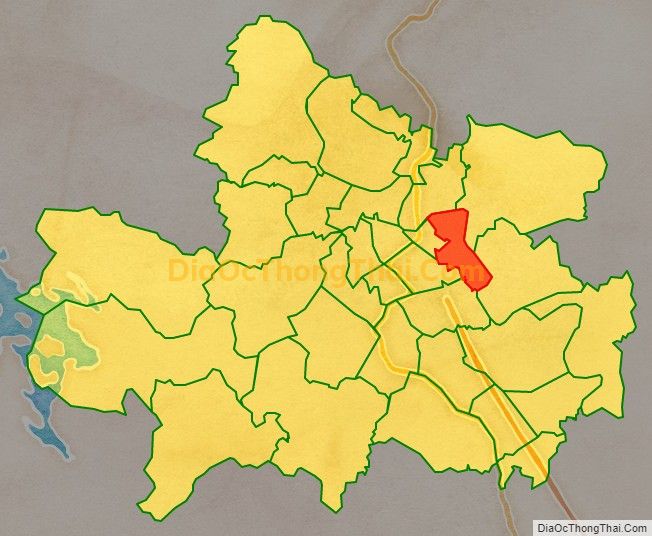 Bản đồ vị trí và địa giới hành chính Phường Túc Duyên, TP Thái Nguyên