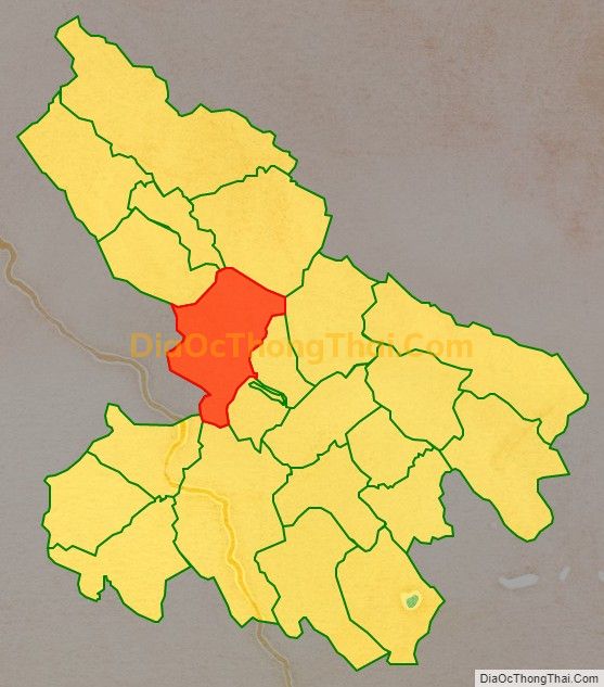 Bản đồ vị trí và địa giới hành chính Xã Ban Công, huyện Bá Thước