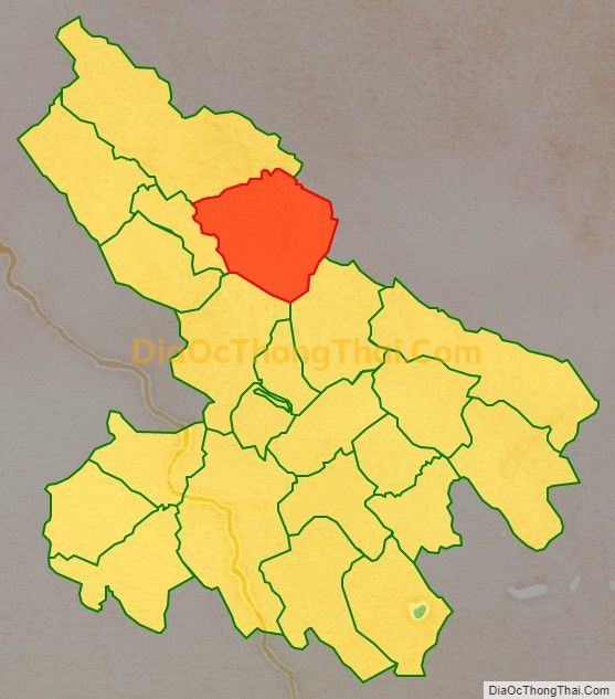Bản đồ vị trí và địa giới hành chính Xã Cổ Lũng, huyện Bá Thước