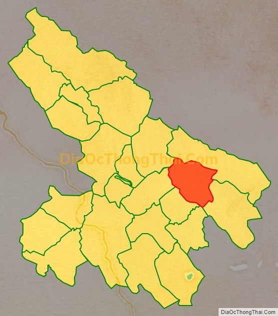 Bản đồ vị trí và địa giới hành chính Xã Lương Ngoại, huyện Bá Thước