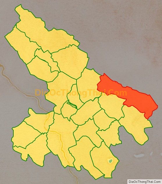 Bản đồ vị trí và địa giới hành chính Xã Lương Nội, huyện Bá Thước
