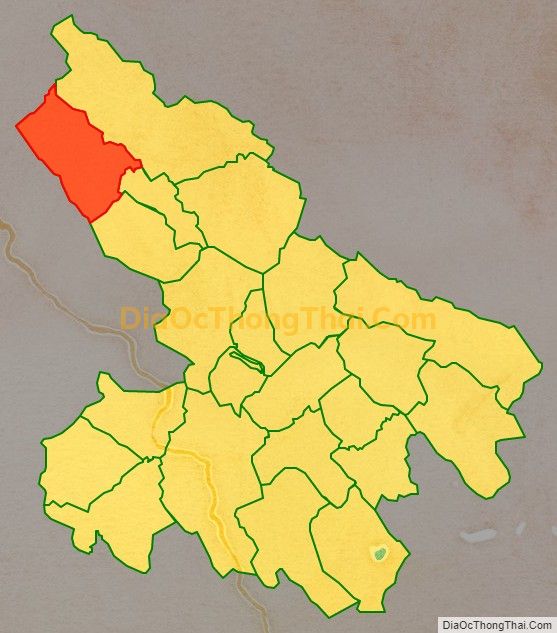 Bản đồ vị trí và địa giới hành chính Xã Thành Sơn, huyện Bá Thước