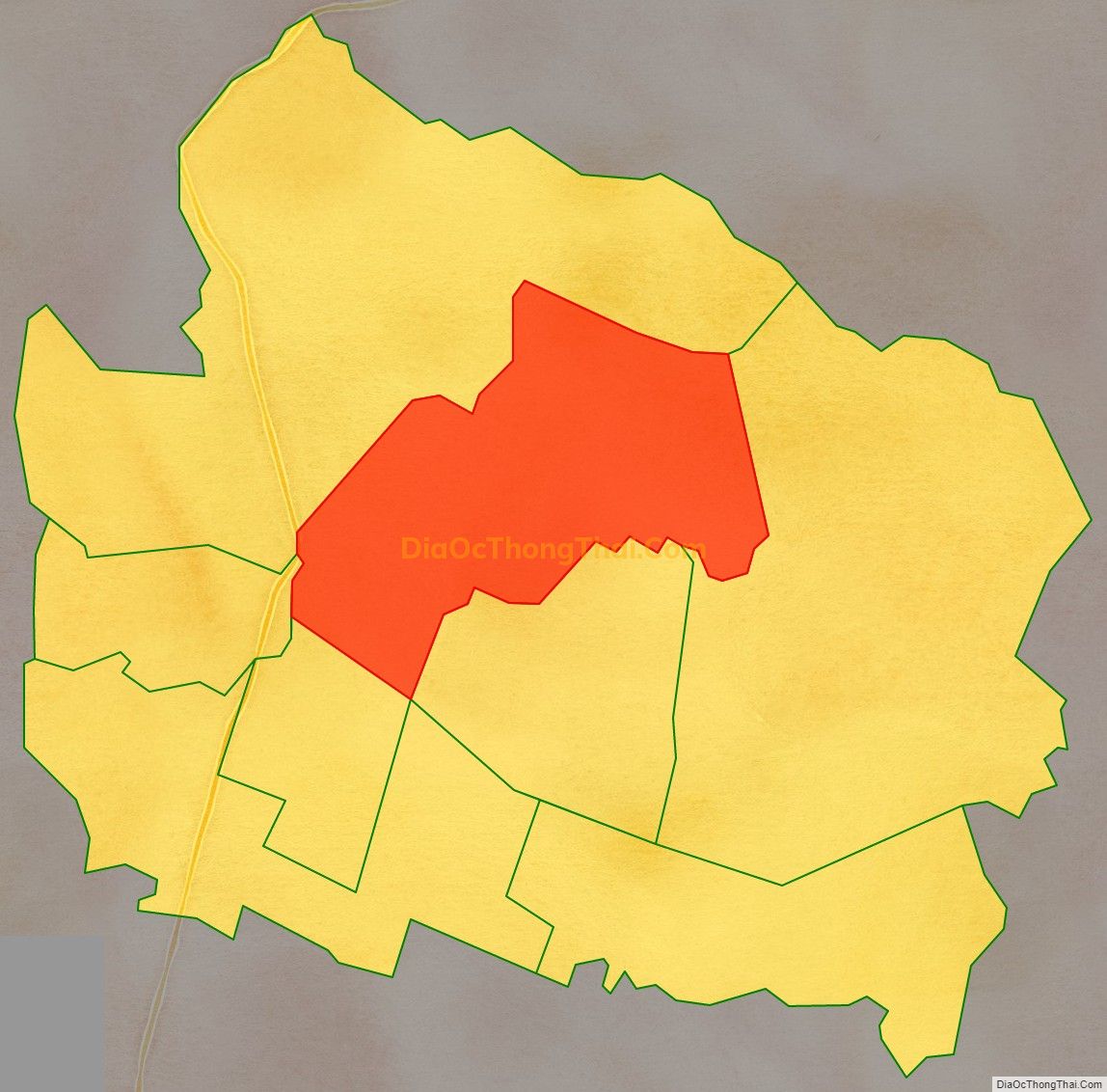 Bản đồ vị trí và địa giới hành chính Phường Ba Đình, thị xã Bỉm Sơn