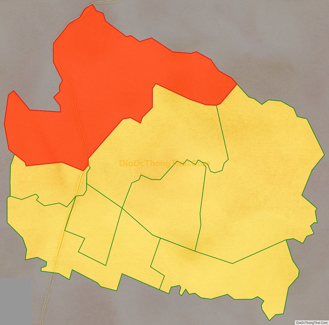 Bản đồ vị trí và địa giới hành chính Phường Bắc Sơn, thị xã Bỉm Sơn