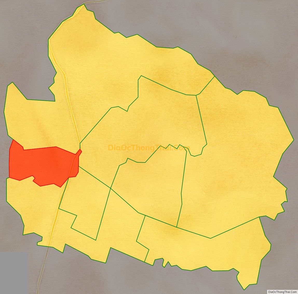 Bản đồ vị trí và địa giới hành chính Phường Ngọc Trạo, thị xã Bỉm Sơn